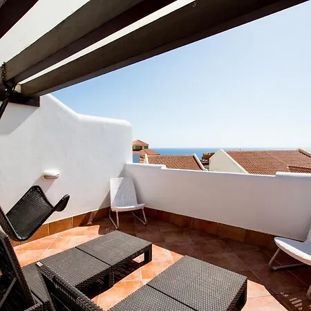 Go2tenerife Apart'manon Duplex W/ Solarium, Pools & Sea View דירה אדחה